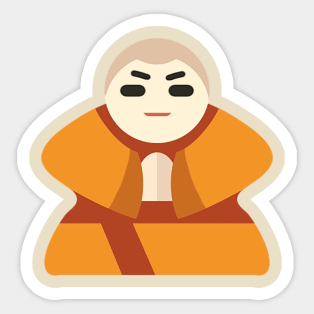 Micro Dojo - Monk Sticker by Prometheus Game Labs